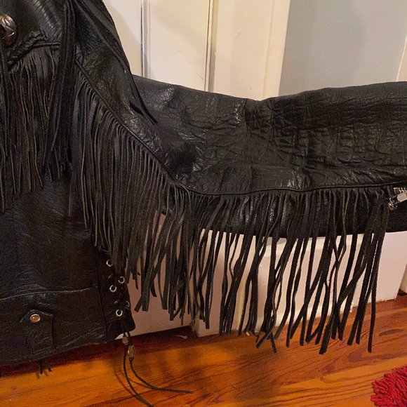 Vintage Leather Motorcycle Jacket - Picture 6 of 8